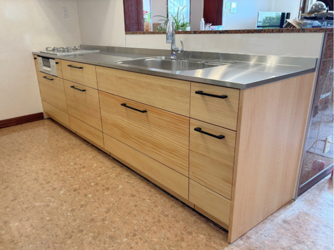 ウッドワン su:iji 無垢材キッチンリフォーム施工事例｜沖縄県うるま市